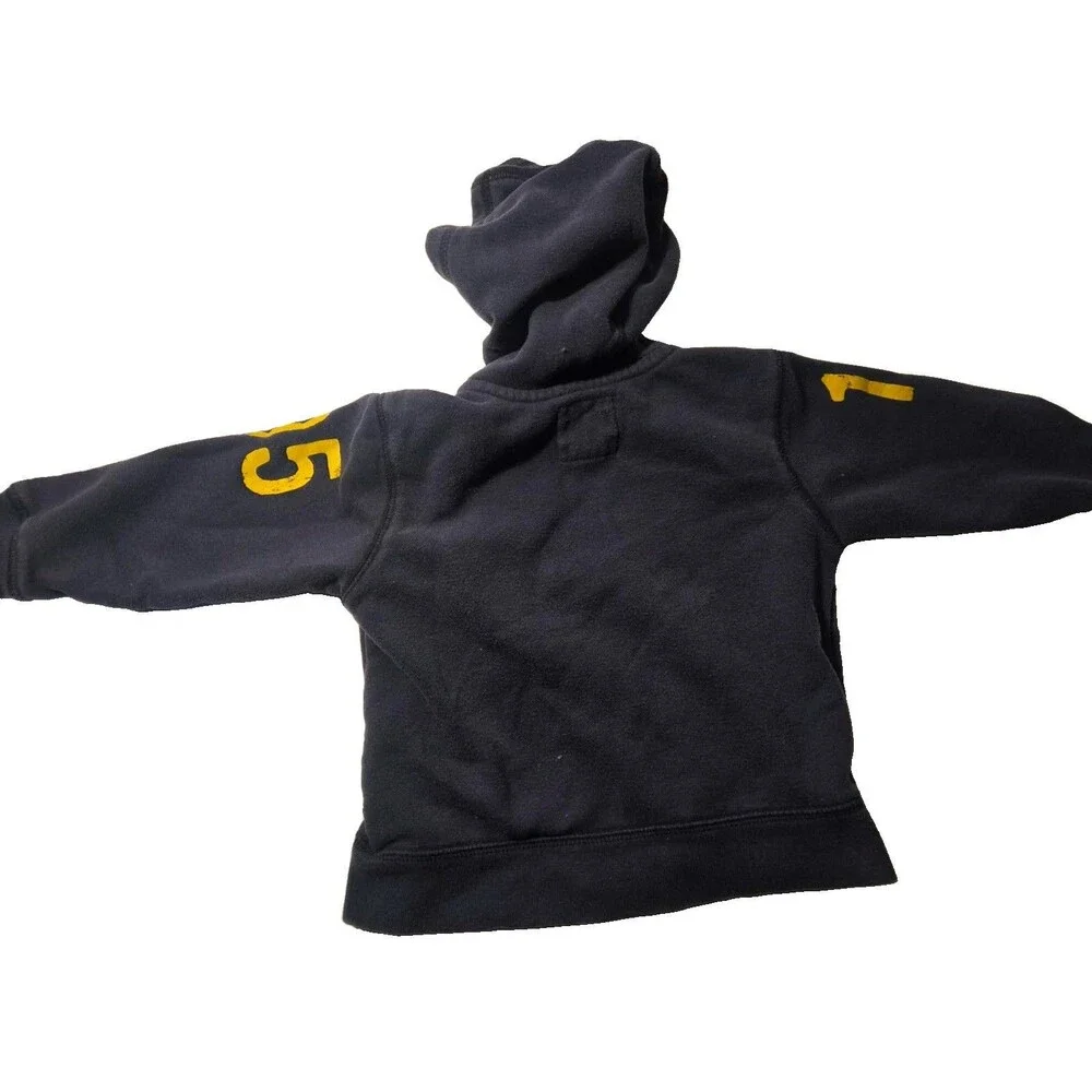 Osh Kosh B'Gosh Hoodie Boy's Size 3 Toddler Zip-Up Hooded Lined Pockets